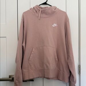 Nike Over Size Blush Pink hoodie Sweatshirt